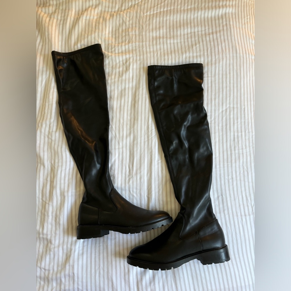 Leather Steve Madden Knee High Boots